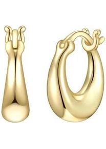 Glanzst&uuml;cke M&uuml;nchen Paar Creolen GLANZST&Uuml;CKE M&Uuml;NCHEN "Set: GSM1264", gelbgold, Ohrringe, Damen, 14,8, Silber 925 (Sterlingsilber), Creolen Sterling Silber gelbgold