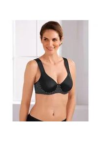 w&auml;schepur T-Shirt-BH W&Auml;SCHEPUR, Damen, Gr. 110, Cup B, schwarz, bedruckt, 82% Polyamid, 18% Elasthan, BHs T-Shirt-BH