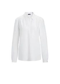 Hemdbluse GOLDNER "Elegante Viskosebluse mit Hemdkragen", Damen, Gr. 42, wei&szlig;, Obermaterial: 100% Lyocell CLY., Manschette, Blusen Hemdbluse, Sonstige