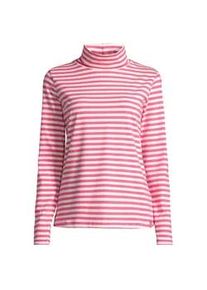 Langarmshirt SALZHAUT "Longsleeve N&Ouml;&szlig;EN", Damen, Gr. S, pink (sanftes wei&szlig;, pink), Obermaterial: 92% Baumwolle CO. 8% Elasthan EL., Shirts Langarmshirt