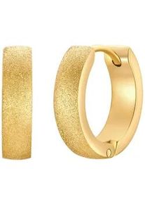 Paar Creolen EASTSIDE "Set: ES476", gelbgold, Ohrringe, Damen, 15,1, Edelstahl, aus Edelstahl