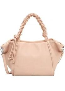 Shopper Tamaris "Shopper TAS Keona", Damen, Gr. B/H/T: 50cm x 28cm x 17cm 0, rosa (lightrose 646), Polyurethan, Taschen Shopper