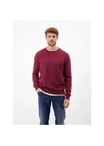 Strickpullover Lerros, Herren, Gr. S, schwarz, Strick, Obermaterial: 88% Schurwolle, 12% Kaschmir, unifarben, regular fit normal, Rundhals, Rippb&uuml;ndchen, Pullover Strickpullover, mit Logo Stickerei