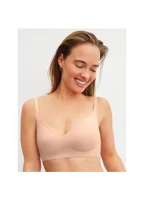 Soft-BH Calida "Natural Skin", Damen, Gr. M (44/46), N-Gr, rose teint, Interlock, Obermaterial: 81% Modal, 19% Elasthan, BHs Soft-BH, mit herausnehmbaren Pads, Interlock-Qualit&auml;t, atmungsaktiv