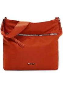 Umh&auml;ngetasche Tamaris "Umh&auml;ngetasche TAS Giuseppa", Damen, Gr. B/H/T: 27cm x 25,4cm x 4cm 0, rot (rust 624), Polyester, Taschen Umh&auml;ngetasche