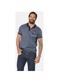 Poloshirt Jan Vanderstorm "Doppelpack Poloshirt MORKLUND", Damen, Gr. 3XL, blau (blau petrol), Obermaterial: 100% Baumwolle CO., Shirts