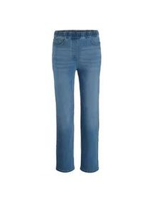 Stretch-Jeans GOLDNER "Bequeme Jeanshose VERA", Damen, Gr. 40, N-Gr, blau (hellblau), Obermaterial: 83% Baumwolle CO. 15% Polyester PES. 2% Elasthan EL., Jeans