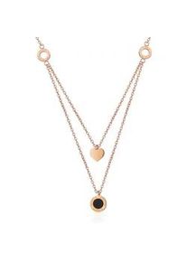 Edelstahlkette AILORIA "Halskette ALINE", Damen, gold (ros&eacute;gold), Halsketten Edelstahlkette