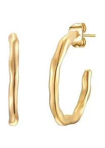 Paar Creolen EASTSIDE "Set: ES448", gelbgold, Ohrringe, Damen, 24,8, Edelstahl, aus Edelstahl