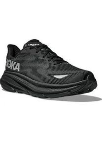 Laufschuh Hoka One One "CLIFTON 9 GORE-TEX", Herren, Gr. 46, schwarz, schwarz, Synthetik, Textil, Schuhe Laufschuh, wasserdicht