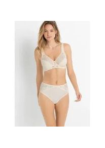 Minimizer-BH bonprix "Minimizer-BH mit gepolsterten Tr&auml;gern (2er Pack)", Damen, Gr. 95, Cup F, creme, taupe, Obermaterial: 80% Polyamid, 20% Elasthan. Futter: 100% Baumwolle. Spitze: 87% Polyamid, 13% Elasthan, BHs Minimizer-BH, Minimizer-Passform, mit gepolsterten Tr&auml;gern, mit edler Spitze