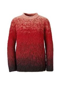 Strickpullover GOLDNER "Kurzgr&ouml;&szlig;e Strickpullover", Damen, Gr. 25, grau (anthrazit, gemustert), Obermaterial: 60% Polyester PES. 30% Polyamid PA. 10% Wolle WO., Tubular, Pullover Strickpullover, Flauschiger Wollflor