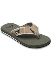 Sandale Quiksilver "Monkey Abyss", Herren, Gr. 11 (44), braun, Obermaterial:Obermaterial: Textil / Futter: Textil / Au&szlig;ensohle: Rubberlon;, Schuhe Sandale