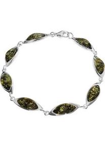 Armband OSTSEE-SCHMUCK "- Tonje - Silber 925/000 - Bernstein" Gr. 19, silber (silber 925, silberfarben, wei&szlig;), Armb&auml;nder, Damen, Silber 925 (Sterlingsilber), Armband