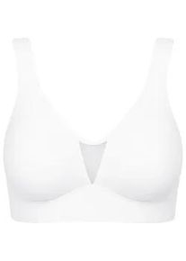 Soft-BH Nina von C. "Wellness BH Cotton Shape", Damen, Gr. 80, Cup B, wei&szlig;, Obermaterial: 82% Baumwolle CO. 18% Elasthan EL., BHs Soft-BH