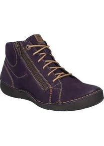 Stiefelette Josef Seibel "Fergey 67, purple", Damen, Gr. 40, lila, Obermaterial: 100% Rindsleder Leather cow., Schuhe Stiefelette
