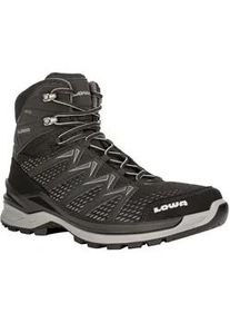 Wanderschuh Lowa "INNOX PRO GORE-TEX MID", Herren, Gr. 47, schwarz, grau, Synthetik, Textil, Schuhe Wanderschuh, wasserdicht