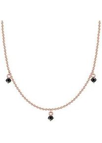 Glanzst&uuml;cke M&uuml;nchen Kette mit Anh&auml;nger GLANZST&Uuml;CKE M&Uuml;NCHEN "GSM2028", ros&eacute;gold, Halsketten, Damen, 40,0cm Basiskette + 5,0cm Verl&auml;ngerung,mit Steinen, Motiv Herz