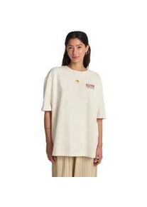 T-Shirt Billabong "Floral Rocker", Damen, Gr. L, wei&szlig;, Obermaterial: 100% Walkfrottier;, Shirts T-Shirt