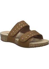 Sandale Josef Seibel "Tonga 86, castagne-kombi", Damen, Gr. 38, braun (castagne, kombi), Obermaterial: 100% Rindsleder Leather cow., Schuhe Sandale