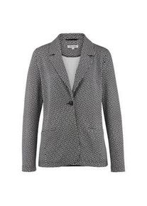 Jackenblazer Alba Moda "Blazer Blazer mit grafischem Print", Damen, Gr. 42, schwarz, Obermaterial: 80% Viskose CV. 17% Polyester PES. 3% Elasthan EL., Modern, tailliert, Blazer
