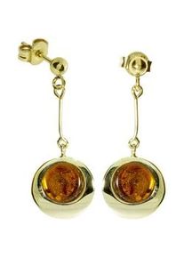 Paar Ohrh&auml;nger OSTSEE-SCHMUCK "- Alina - Gold 333/000 - Bernstein" Gr. 31, gold (gold 333, goldfarben, gelb), Ohrringe, Damen, Gelbgold 333