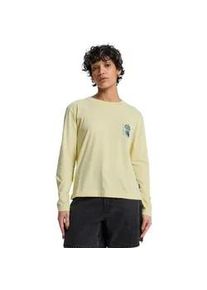Langarmshirt Quiksilver "Standard", Damen, Gr. XL, garden glade, Obermaterial: 100% Walkfrottier;, Shirts Langarmshirt
