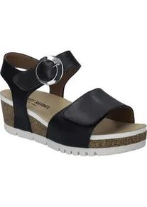 Sandale Josef Seibel "Quinn 16, schwarz", Damen, Gr. 38, schwarz, Obermaterial: 100% Rindsleder Leather cow., Schuhe Sandale