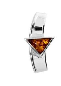 Kettenanh&auml;nger OSTSEE-SCHMUCK "- Gleiter-Ingiara - Silber 925/000 - Bernstein" Gr. 27, silber (silber 925, silberfarben, wei&szlig;), Schmuckanh&auml;nger, Damen, Silber 925 (Sterlingsilber), Kettenanh&auml;nger