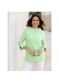 3/4-Arm-Shirt Classic Basics "3/4-Arm-Shirt", Damen, Gr. 52, reseda, 100% Baumwolle, unifarben, Shirts 3/4-Arm-Shirt