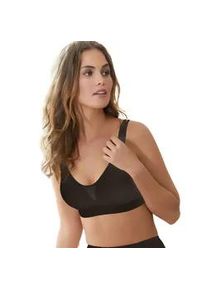 Soft-BH Nina von C. "Wellness BH Cotton Shape", Damen, Gr. 90, Cup B, schwarz, Obermaterial: 82% Baumwolle CO. 18% Elasthan EL., BHs Soft-BH