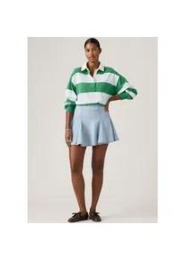 Levi's Midirock LEVI'S "GODET MINI SKIRT", Damen, Gr. 32, of course stone, Denim/Jeans, Obermaterial: 55% Baumwolle, 45% Lyocell, unifarben, normal kurz, R&ouml;cke, Denim-Faltenrock