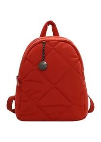 Emily & Noah Rucksack EMILY & NOAH "Rucksack E&N Hanni", Damen, Gr. B/H/T: 28cm x 30cm x 14cm, rot (rust 624), Polyester, Rucks&auml;cke Rucksack