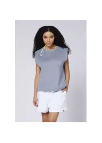 Rundhalsshirt Chiemsee, Damen, Gr. XS (34), grisaille, 80% Baumwolle; 20% Polyester, Rundhals, Shirts Rundhalsshirt