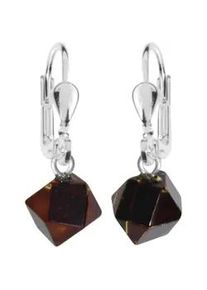 Paar Ohrh&auml;nger OSTSEE-SCHMUCK "- Klassisch 8 mm - Silber 925/000 - Bernstein" Gr. 24, silber (silber 925, silberfarben, wei&szlig;), Ohrringe, Damen, Silber 925 (Sterlingsilber)