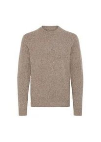 Strickfleece-Pullover Casual Friday "Strickpullover CFANTE", Herren, Gr. XL, braun (shopping bag melange), Obermaterial: 70% Wolle mw. 25% Nylon NY. 5% sonstige Fasern AF., Pullover