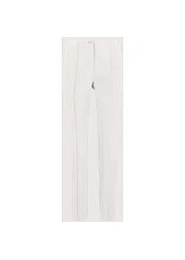 Madeleine Mode Stoffhose MADELEINE "Schlupfhose Slim Fit Stretchhose mit Biesen", Damen, Gr. 19, N + K Gr, wei&szlig; (wollwei&szlig;), Obermaterial: 78% Polyester PES. 18% Viskose CV. 4% Elasthan EL., Hosen Stoffhose