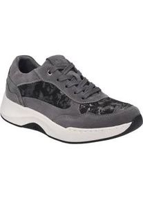 Sneaker Josef Seibel "Elli 04, asphalt-kombi", Damen, Gr. 40, grau (asphalt, kombi), Obermaterial: 80% Rindsleder Leather cow. 20% Textilmaterial TEXMAT., Schuhe Sneaker