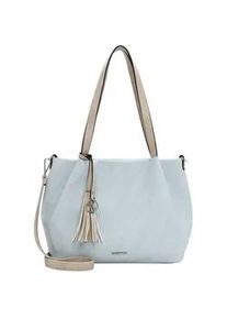 Emily & Noah Shopper EMILY & NOAH "Shopper E&N Elke", Damen, Gr. B/H/T: 39cm x 26cm x 14cm 0, blau (lightsky 531), Polyurethan, Taschen Shopper