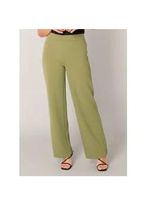 Treggings Base Level "Yarah", Damen, Gr. 38, L&auml;nge 32, gr&uuml;n, Web, Obermaterial: 97% Polyester, 3% Elasthan, unifarben, loose fit lang, Hosen Treggings, mit elastischem Bund