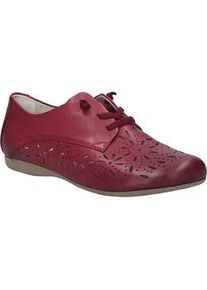 Schn&uuml;rschuh Josef Seibel "Fiona 83, berry", Damen, Gr. 41, rot (berry), Obermaterial: 100% Rindsleder Leather cow., Schuhe Schn&uuml;rschuh