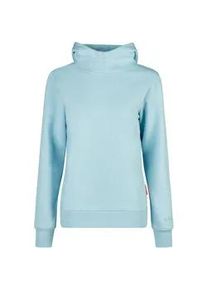 Kapuzenpullover SALZHAUT "Hoodie VISIT", Damen, Gr. XL, blau (breeze), Obermaterial: 70% Baumwolle CO. 30% Polyester PES., Pullover Kapuzenpullover