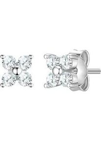 Glanzst&uuml;cke M&uuml;nchen Paar Ohrstecker GLANZST&Uuml;CKE M&Uuml;NCHEN "Set: GSM1944", silber (silber, wei&szlig;), Ohrringe, Damen, 4,1,mit Zirkonia, Silber 925 (Sterlingsilber), aus Sterling Silber