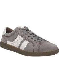 Sneaker Josef Seibel "Lio 07, asphalt-kombi", Herren, Gr. 44, grau (asphalt, kombi), Obermaterial: 100% Rindsleder Leather cow., Schuhe Sneaker