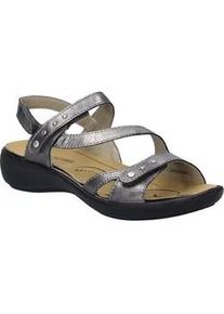 Sandale Josef Seibel "Ibiza 70, anthrazit", Damen, Gr. 38, grau (anthrazit), Obermaterial: 100% Rindsleder Leather cow., Schuhe Sandale