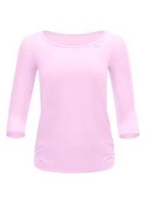 3/4-Arm-Shirt WINSHAPE "AET139LS", Damen, Gr. XS, lavender rose, 85% Polyester, 15% Elasthan, R&uuml;ckenausschnitt, Shirts 3/4-Arm-Shirt, Functional Light and Soft