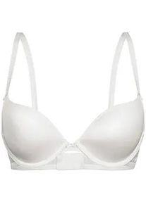 Sassa Mode Push-up-BH SASSA "Push Up BH DOTTED MESH", Damen, Gr. 85, Cup B, beige (elfenbein), Obermaterial: 83% Polyamid PA. 17% Elasthan EL., BHs Push-up-BH