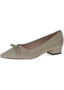 Pumps Peter Kaiser "Peter Kaiser Pumps Veloursleder", Damen, Gr. 37, taupe, Veloursleder, Schuhe Pumps