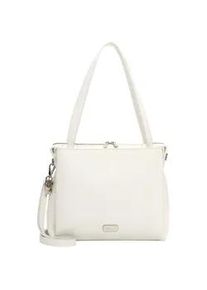 Shopper Tamaris "Shopper TAS Katharina", Damen, Gr. B/H/T: 30,5cm x 26cm x 12cm 0, wei&szlig; (wei&szlig; 300), Polyurethan, Taschen Shopper