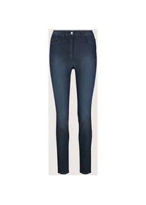 Madeleine Mode Regular-fit-Jeans MADELEINE "Jeans Schlanke Five-Pocket-Jeans", Damen, Gr. 19, N-Gr, blau, Obermaterial: 74% Baumwolle CO. 22% Polyester PES. 4% Elasthan EL., Jeans